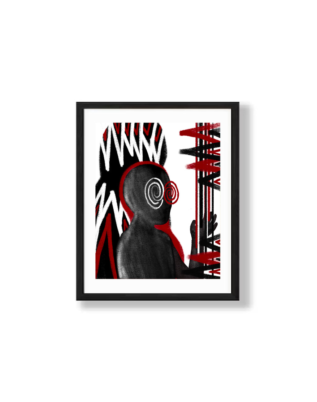 KZ "Between The Lines" Framed Print