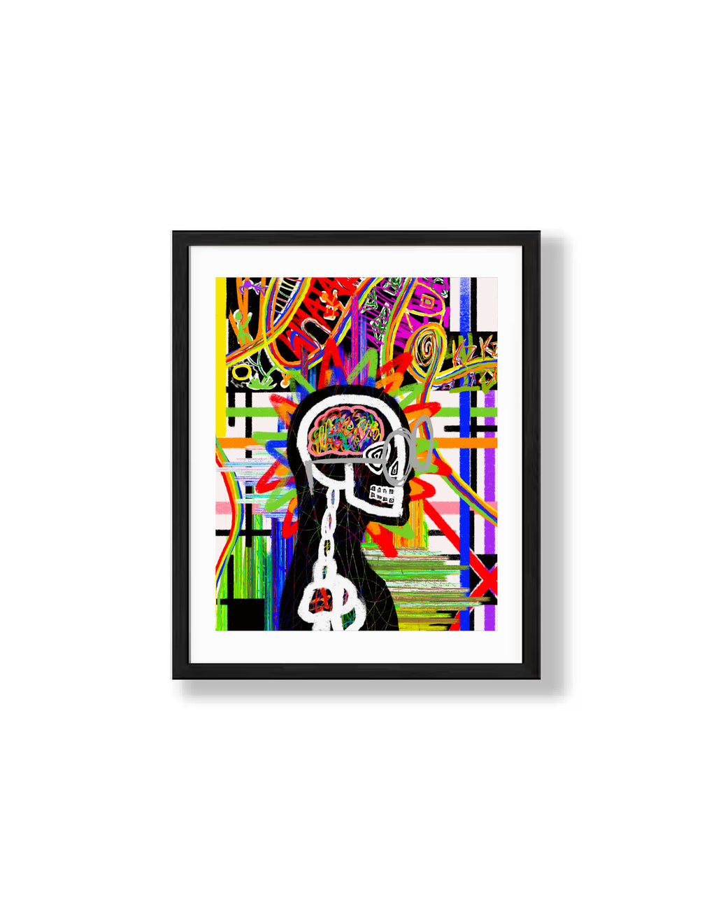 KZ "Color Spill" Framed Print