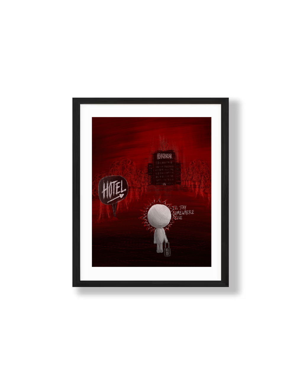 KZ "Heartbreak Hotel" Framed Print