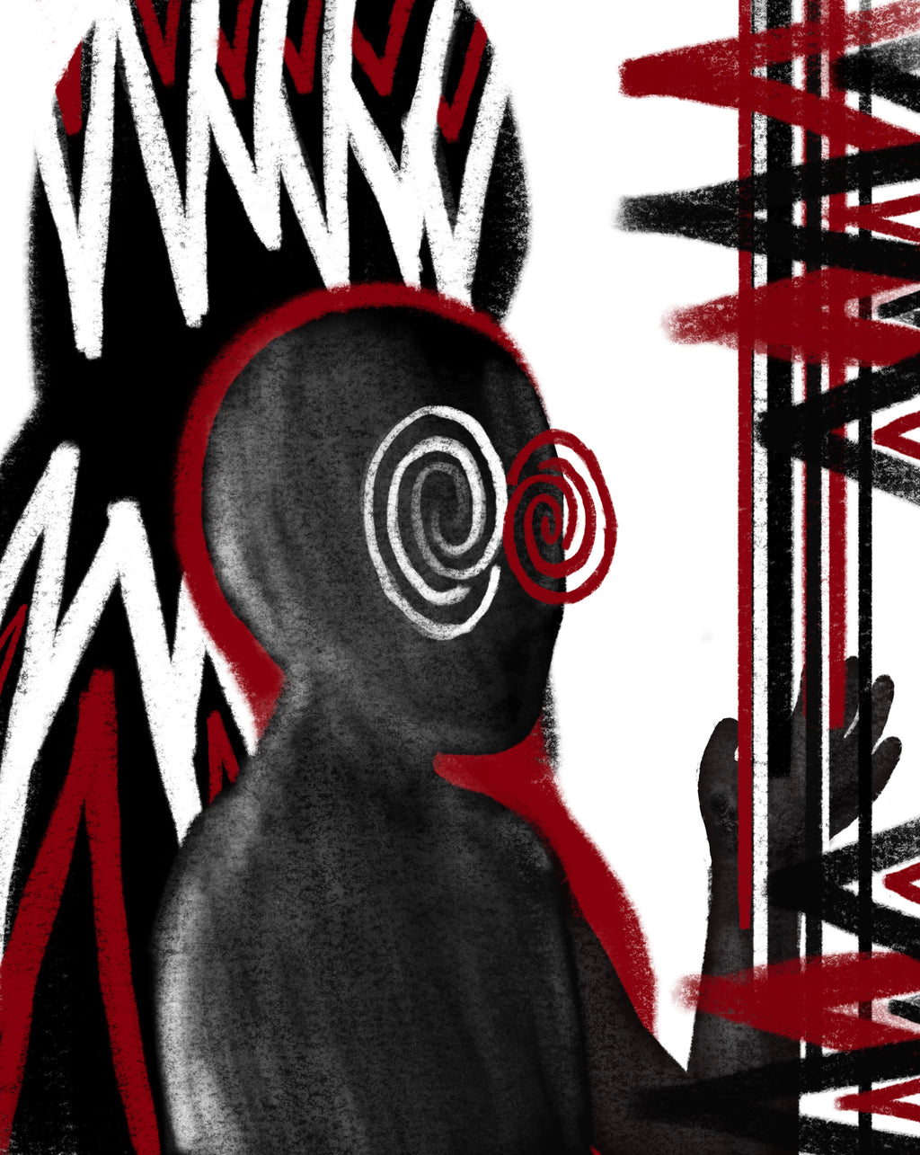 KZ "Between The Lines" Framed Print