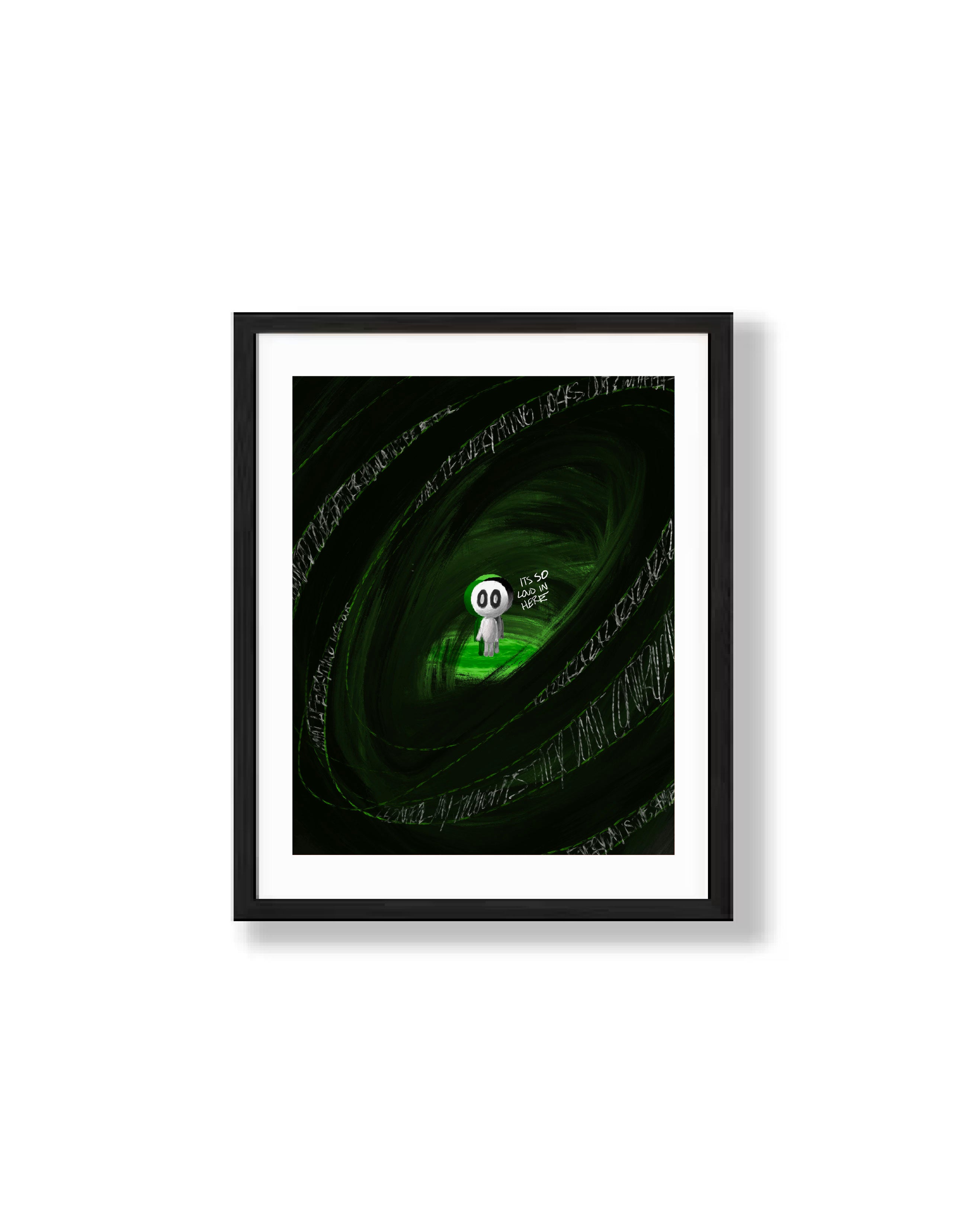 KZ "Introspection" Framed Print