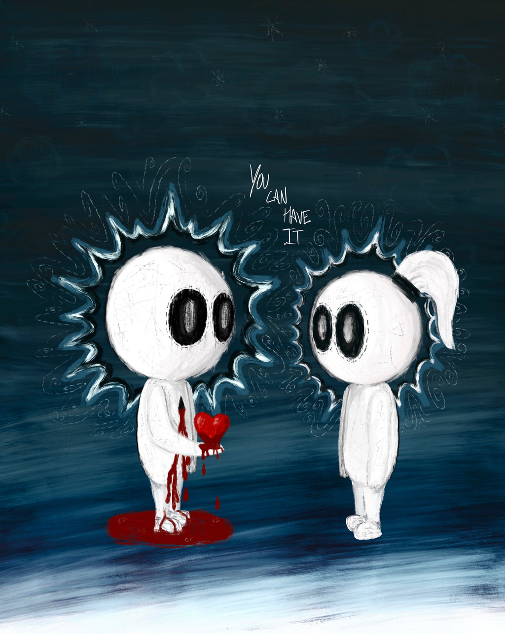 KZ "Love Scars" Framed Print