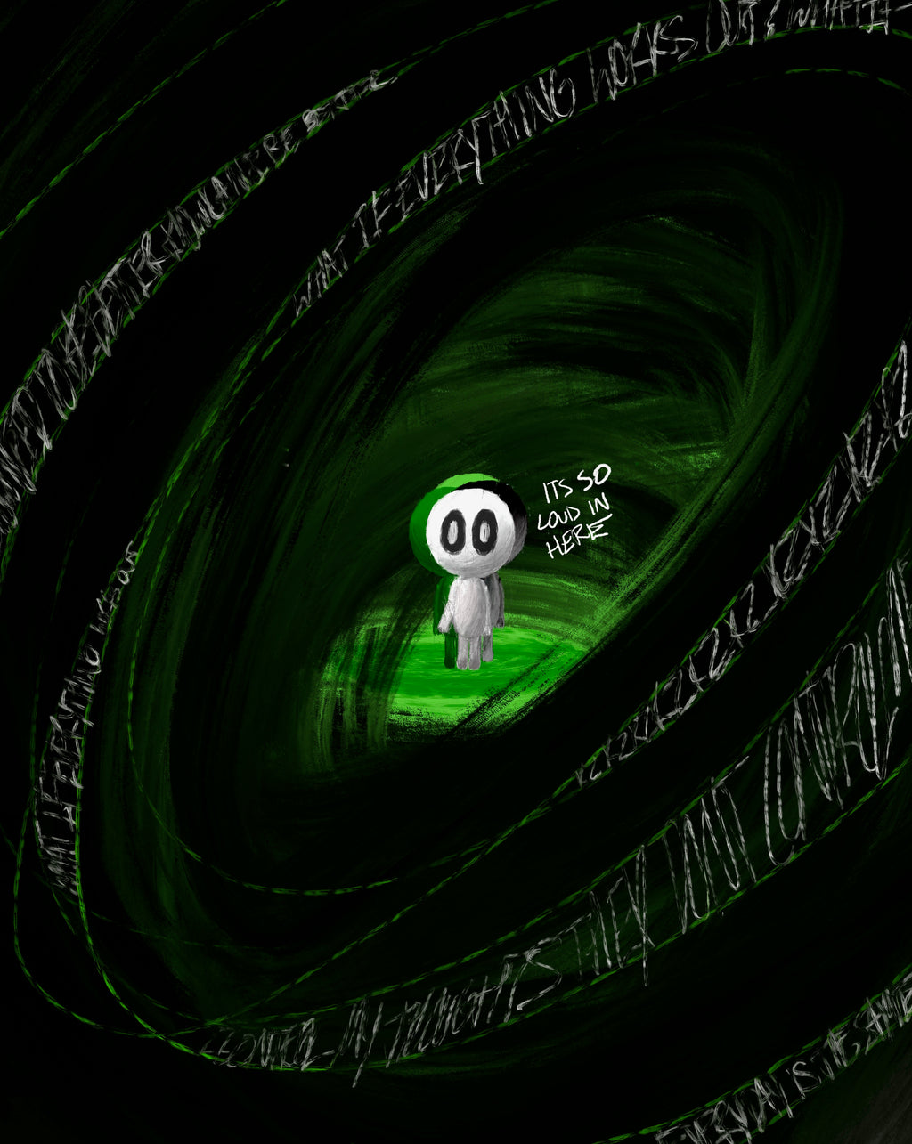 KZ "Introspection" Framed Print