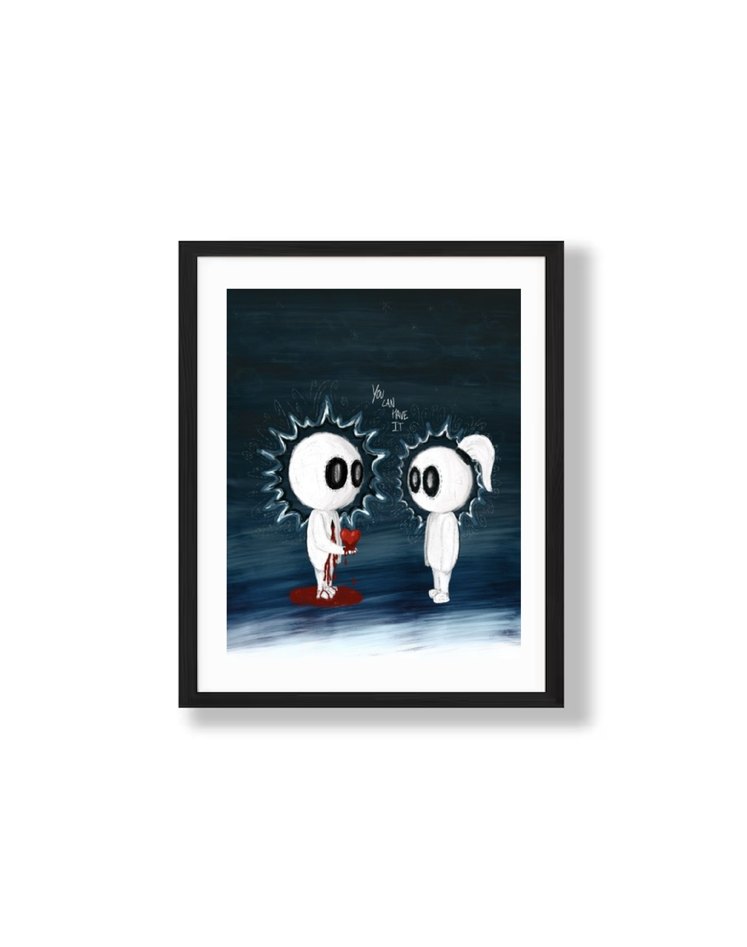 KZ "Love Scars" Framed Print